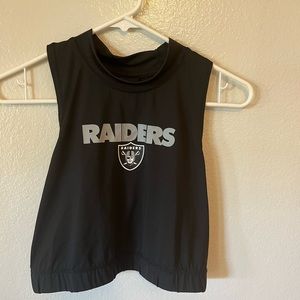 NWT RAIDERS CROP TOP (M)